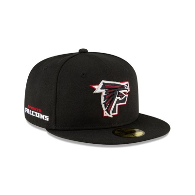 Atlanta Falcons Gorra | New Era NFL Logo Mix 59fifty Fitted Cap Mexico - Negros